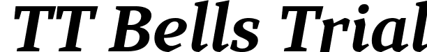 TT Bells Trial font - TT-Bells-Trial-Bold-Italic.ttf