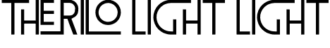 Therilo Light Light font - Therilo Light.otf