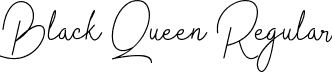 Black Queen Regular font - Black-Queen.otf