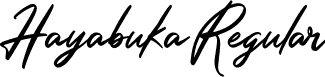 Hayabuka Regular font - Hayabuka.ttf