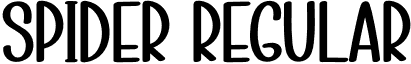 Spider Regular font - Spider.otf