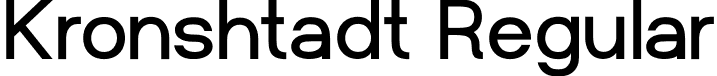 Kronshtadt Regular font - Kronshtadt.otf