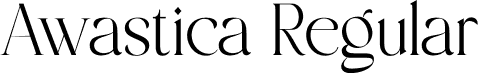 Awastica Regular font - Awastica.otf