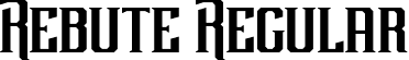 Rebute Regular font - Rebute.otf