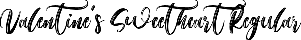 Valentine's Sweetheart Regular font - Valentine's Sweetheart - Demo.otf