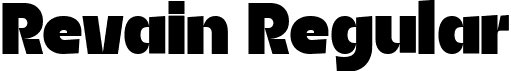 Revain Regular font - Revain-Regular.ttf