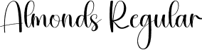 Almonds Regular font - Almonds.otf