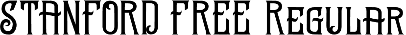 STANFORD FREE Regular font - STANFORD FREE.otf