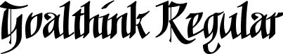 Goalthink Regular font - Goalthink-Regular.ttf