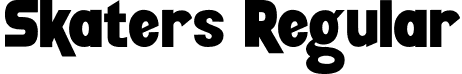 Skaters Regular font - Skaters-w1gqP.ttf