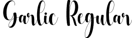 Garlic Regular font - Garlic.otf