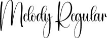 Melody Regular font - Melody.otf