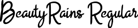 BeautyRains Regular font - BeautyRains.ttf