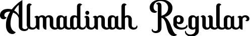 Almadinah Regular font - Almadinah.ttf