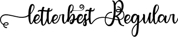 letterbest Regular font - letterbest.ttf