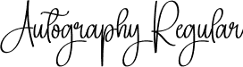 Autography Regular font - Autography.otf