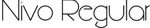 Nivo Regular font - Nivo.otf