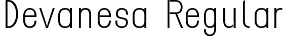 Devanesa Regular font - DevanesaGX.ttf