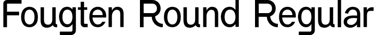 Fougten Round Regular font - FougtenRound-Regular.otf