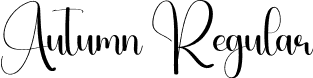 Autumn Regular font - Autumn.otf