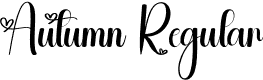 Autumn Regular font - Autumn.otf