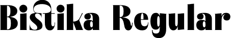 Bistika Regular font - bistika.otf