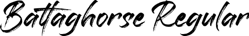 Battaghorse Regular font - Battaghorse.otf