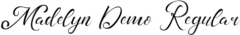 Madelyn Demo Regular font - MadelynDemo.otf