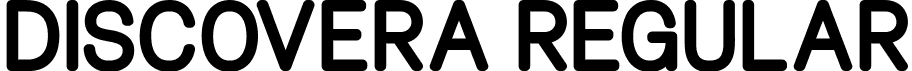 Discovera Regular font - Discovera.ttf