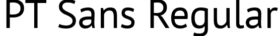 PT Sans Regular font - PTS55F.ttf