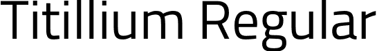 Titillium Regular font - Titillium-Regular.otf