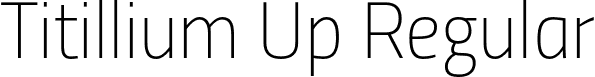 Titillium Up Regular font - Titillium-ThinUpright.otf