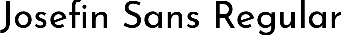 Josefin Sans Regular font - JosefinSans-Regular.ttf