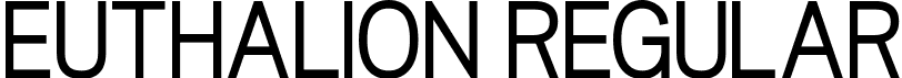 Euthalion Regular font - Euthalion.ttf