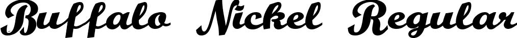 Buffalo Nickel Regular font - Buffalo Nickel.ttf