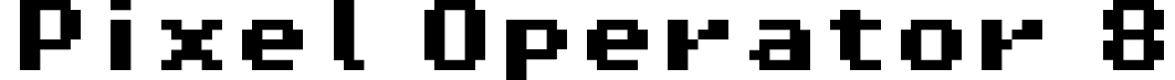 Pixel Operator 8 font - PixelOperator8-Bold.ttf