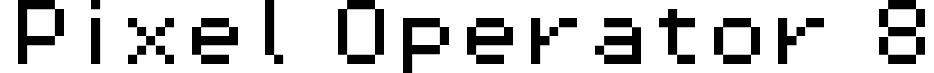 Pixel Operator 8 font - PixelOperator8.ttf