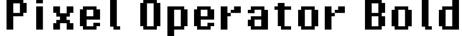 Pixel Operator Bold font - PixelOperator-Bold.ttf