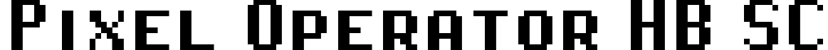 Pixel Operator HB SC font - PixelOperatorHBSC.ttf