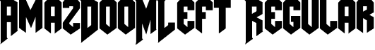 AmazDooMLeft Regular font - AmazDooMLeft.ttf