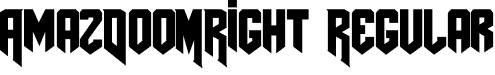 AmazDooMRight Regular font - AmazDooMRight.ttf