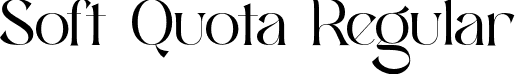 Soft Quota Regular font - soft-quota.otf