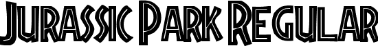 Jurassic Park Regular font - Jurassic_Park.ttf