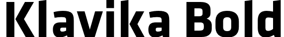 Klavika Bold font - klavika-bold.otf