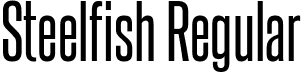 Steelfish Regular font - steelfish rg.ttf