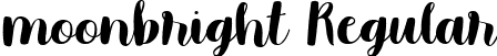 moonbright Regular font - Moonbright-JRmWo.ttf