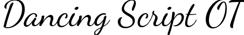 Dancing Script OT font - Dancing Script OT.otf