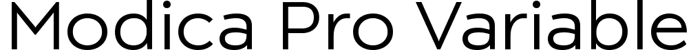 Modica Pro Variable font - ModicaProVariable-Regular.ttf