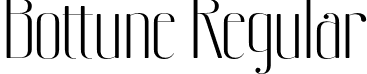 Bottune Regular font - Bottune-Regular.otf