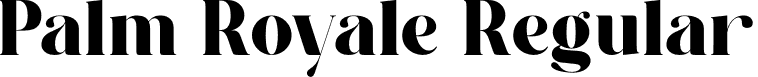 Palm Royale Regular font - palmroyale-m2lw9.otf